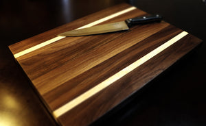 Walnut and Maple Cutting Board